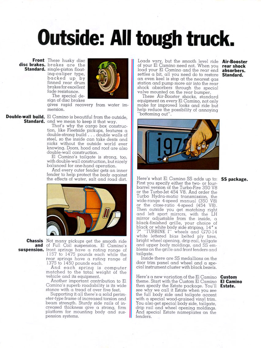 1973 Chevrolet El Camino Brochure Page 4